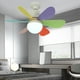 thumbnail image 1 of Luz De Ventilador De Techo Pequeña, Interruptor De Circuito Doméstico, Luz De Ventilador Con Zócalo De Control, 3 Fuentes De Luz Para Cocina, 1 of 7