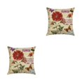 thumbnail image 1 of Maytalsory Easy To Change Flowers Pillowcase Addition To Home Decor Polyester Decorative Pillow Cushion Covers Soft Durable kztym001-3 2Set, 1 of 6