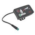 thumbnail image 3 of Electric Bike LED Power Indicator Panel Electric Bike Modification Display Meter with Waterproof 5p Male for 22.2mm Handlebar (YJD), 3 of 4