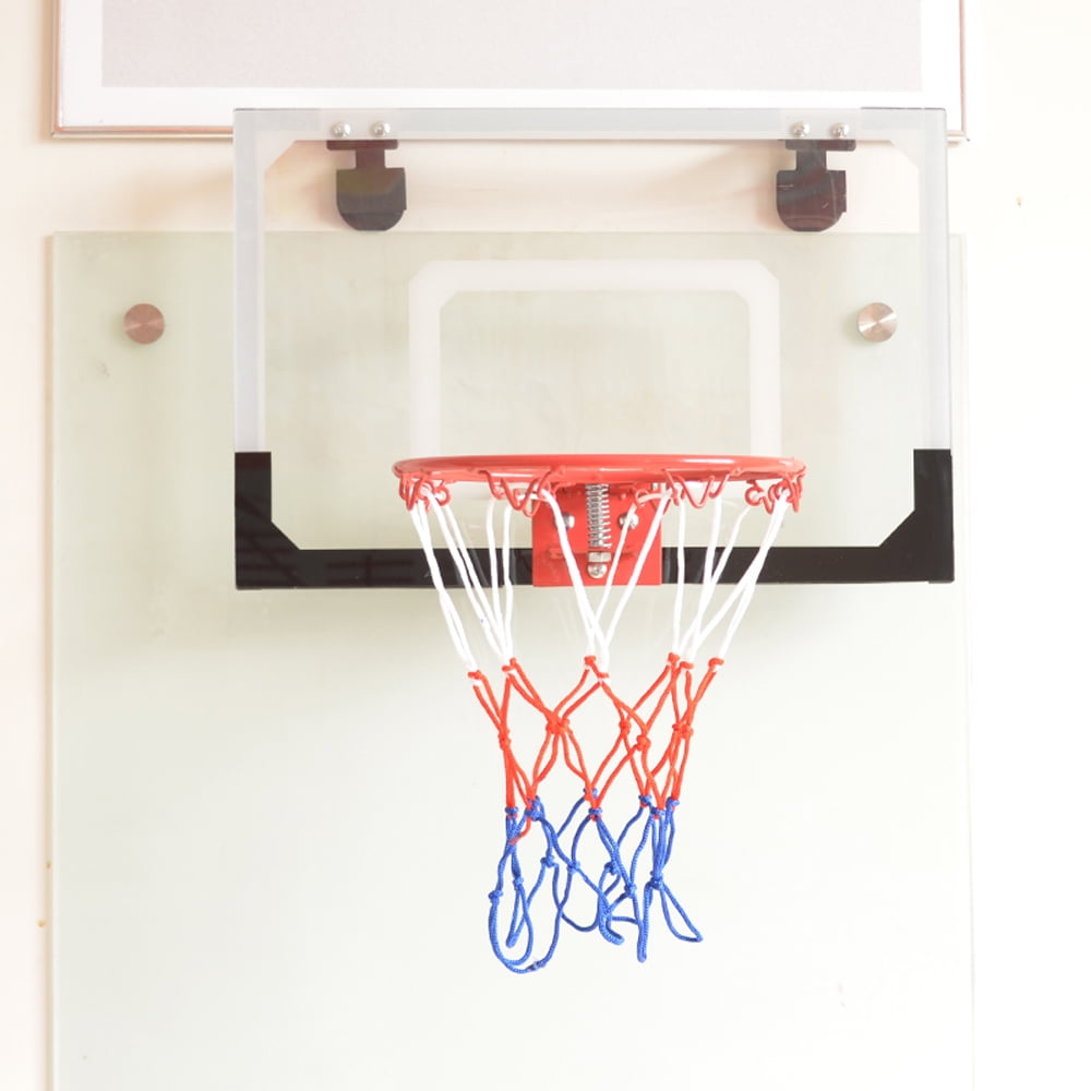 OTVIAP Kid Wall Mount Clear Basketball Backboard with Basketball & Pump Maximum Applicable Ball
