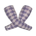 thumbnail image 2 of Sun Protection Arm Sleeves For Men Women, Purple Gingham Check Plaid Sleeves To Cover Arms With Thumb Hole Cooling Sleeve, 2 of 2
