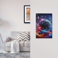 thumbnail image 5 of Haiem Outer Space Floating Numbers And Letters Pattern Decorative Wall Plates, 1-Gang 5.0" x3.0", Unbreakable Thermoplastic Faceplate Cover for Decorator Receptacle Outlet & Switch-Style V, 5 of 6