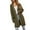 Army Green, variant on Fesfesfes Fall And Winter Sweater Cardigan Women's Casual Coat Long Sleeve Solid Cardigan Tops Sweater With Pocket Under $10