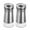 2pcs, variant on Oiur 2Pcs Salt And Pepper Shakers Set with Adjustable Pour Holes Glass Stainless Steel Seasoning Bottle Spice Dispenser Easy Refill Spice Jars,2pcs