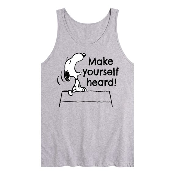 Peanuts - Make Yourself Heard - Men's Jersey Tank Top