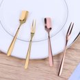 thumbnail image 3 of Miangastore Dessert Fork Premium Stainless Steel 2Pcs 5.1X0.4X0.2In Delicate Design, 3 of 9