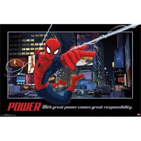 Posterazzi TIARP14021 Spider-Man - Power Poster Print - 22 x 34 in.