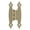 Golden Champagne, variant on Amerock 3/8in (10mm) Offset Non-Self Closing Face Mount Champagne Bronze Cabinet Hinge - 1 Pair