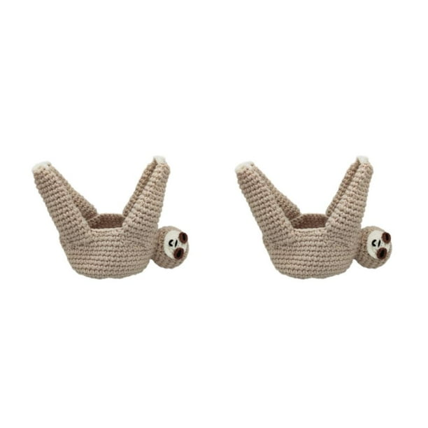 Moyic Macramé colgante duradero y elegante para plantas, macramé para espacios pequeños, color caqui, blanco, diámetro de 10CM caqui blanco diámetro 10CM 2Conjunto