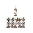 thumbnail image 2 of CREATITOY 5 Pcs 4.33 Inch Electroplated Christmas Candy Ornament, Round Painted Glossy Design, Perfect for Xmas Tree Decoration, Home Holiday Decor and Festive Supply, 2 of 6