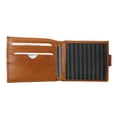 thumbnail image 3 of Adam Burke Natural Cow Leather Bifold Mens Wallet Tan 27AB12, 3 of 5