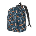 thumbnail image 1 of Balery cute fall fox Mochila Clásica Impresa Básica para Viaje, Mochila Escolar Resistente al Agua, Mochila de Lona con Correas Ajustables-Medium, 1 of 5