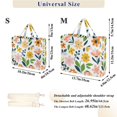 thumbnail image 2 of FORMRS Womens Corduroy Tote Bag Crossbody Shoulder Handbag with Pocket, Retro Yellow Floral, 2 of 7