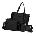 thumbnail image 3 of 2Set quatre en un Conjunto de bolsos para mujer Conjunto de bolsos de material cuero PU suave Bolsa de Hugo Bolsos de hombro Monedero Clutch, 3 of 10