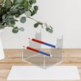 thumbnail image 3 of Pen Holder Display Stand 3-tier Pen Acrylic Stand Pen Rack Organizer Nail Brush Holder, 3 of 8