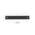 thumbnail image 3 of GlideRite 6" Squared Backplate 5-1/16" 128mm Center-Center, Matte Black, 3 of 3
