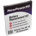 thumbnail image 1 of Amazon Fire HD 10 7th Generation Battery Replacement Kit with Tools, Video Instructions, Extended Life Battery and Full One Year Warranty, 1 of 2