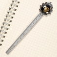 thumbnail image 3 of Aries Elegant Silver Lace-Edged Bookmark: Book Lover's Gift, 3 of 5