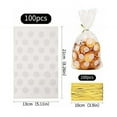 thumbnail image 2 of Bolsas de celofán transparente Estrella 100 piezas, bolsas de dulces, bolsas de celofán para regalo, bolsas transparentes para galletas, bolsas con cierre giratorio, bolsas de plástico para dulces, 2 of 5