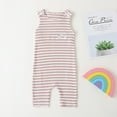 thumbnail image 2 of Toddler Kid Jumpsuit Pants Clothes Infant Baby Boys Girls Sleeveless Stripe Print Romper Jumpsuit Summer Jumpsuit For Girls Boys, 2 of 9