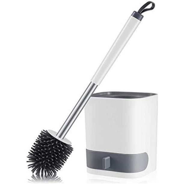 Toilet Brushes and Holders Upgraded Silicone Toilet Brushes Holder Set