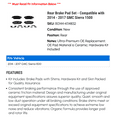 thumbnail image 2 of Rear Brake Pad Set - Compatible with 2014 - 2017 GMC Sierra 1500 2015 2016, 2 of 2