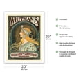 thumbnail image 2 of Whitman’s Chocolates & Confections Philadelphia - Vintage Advertising Poster by Alphonse Mucha c.1920 - Fine Art Matte Paper Print (Unframed) 20x26in, 2 of 4