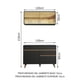 thumbnail image 3 of Cocina Integral Completa Modular Madesa Reims 120cm Negro 02, 3 of 10