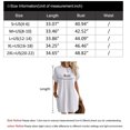 thumbnail image 6 of Dresses for Women Summer Casual Crew Neck Boho Dress Beach Wear Daily Midi Dresses Alsol Lamesa, 6 of 6