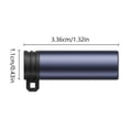 thumbnail image 3 of Portable Type-C USB Rechargeable Flameless Cigarette Lighter for Mobile Phones, Blow-Activated Tungsten Coil Electric Igniter, Windproof USB-C Power, 3 of 8