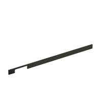 Richelieu Bp720640 25-3/16" Center To Center Handle Cabinet Pull - Black