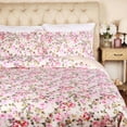 thumbnail image 5 of Superior Cotton Duvet Cover Set With Pillow Shams Vintage Floral, Cream, Twin/Twin XL, 5 of 5
