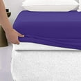 thumbnail image 4 of 1200 Thread Count 100% Egyptian Cotton 3-Piece Fitted Sheet ( 1 Fitted Sheet + 2 Pillow Covers) 21 Inches Deep Pocket Size Solid Pattern, 4 of 5