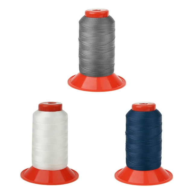 3 carretes fuerte en condiciones de servidumbre Sunnimix Nylon coser Hilo de rosca de 500 metros Hilo de coser resistente