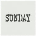 thumbnail image 1 of Sunday Text DIY Cookie Wall Craft Stencil - 3.5 Inch, 1 of 5