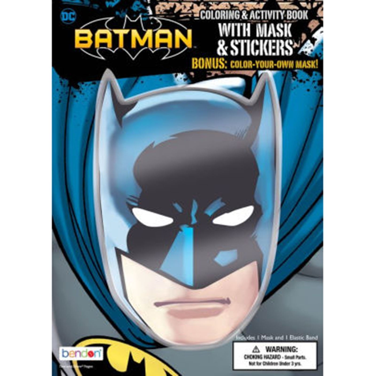 BATMAN COLORING BOOK WITH MASK by BENDON, Paperback