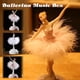 thumbnail image 3 of Ballerina Music Box Dancing Girl Swan Lake Carousel with Feather for Birthday Gift, 3 of 5