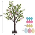 thumbnail image 3 of Set de decoración de Pascua DR.DUDU, árbol artificial iluminado de 60 cm con huevos, 3 of 8