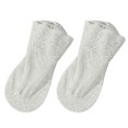 thumbnail image 2 of Leaveforme Women Rose Lace Socks Thin Transparent Elastic Mesh Stockings Breathable Anklet, 2 of 8