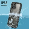 thumbnail image 2 of REQO iPhone 13 Pro Case, Waterproof & Shockproof Phone Case, Full Protection, IP68, 6.1 Inch, Black, 2 of 7