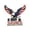 A 1PC, variant on Luckky 250th Anniversary Flag Metal Emblem,Patriot Flag Edition 3D Metal Car Decal Emblems,1776–2026 America Patriotic Car Badge,for Vehicles Pickup Trucks SUV RV