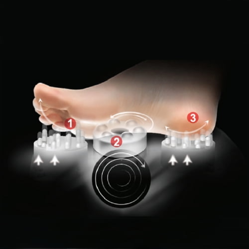 Foot Massager with Heat for Tired Foot Blood Circulation up , Black,Gift
