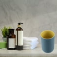thumbnail image 5 of Unique Bargains 2Pcs Bathroom Cups Tumblers for Bathroom Bathroom Toothbrush Cup Deep Blue 4.33''x2.76'' 350ml, 5 of 6