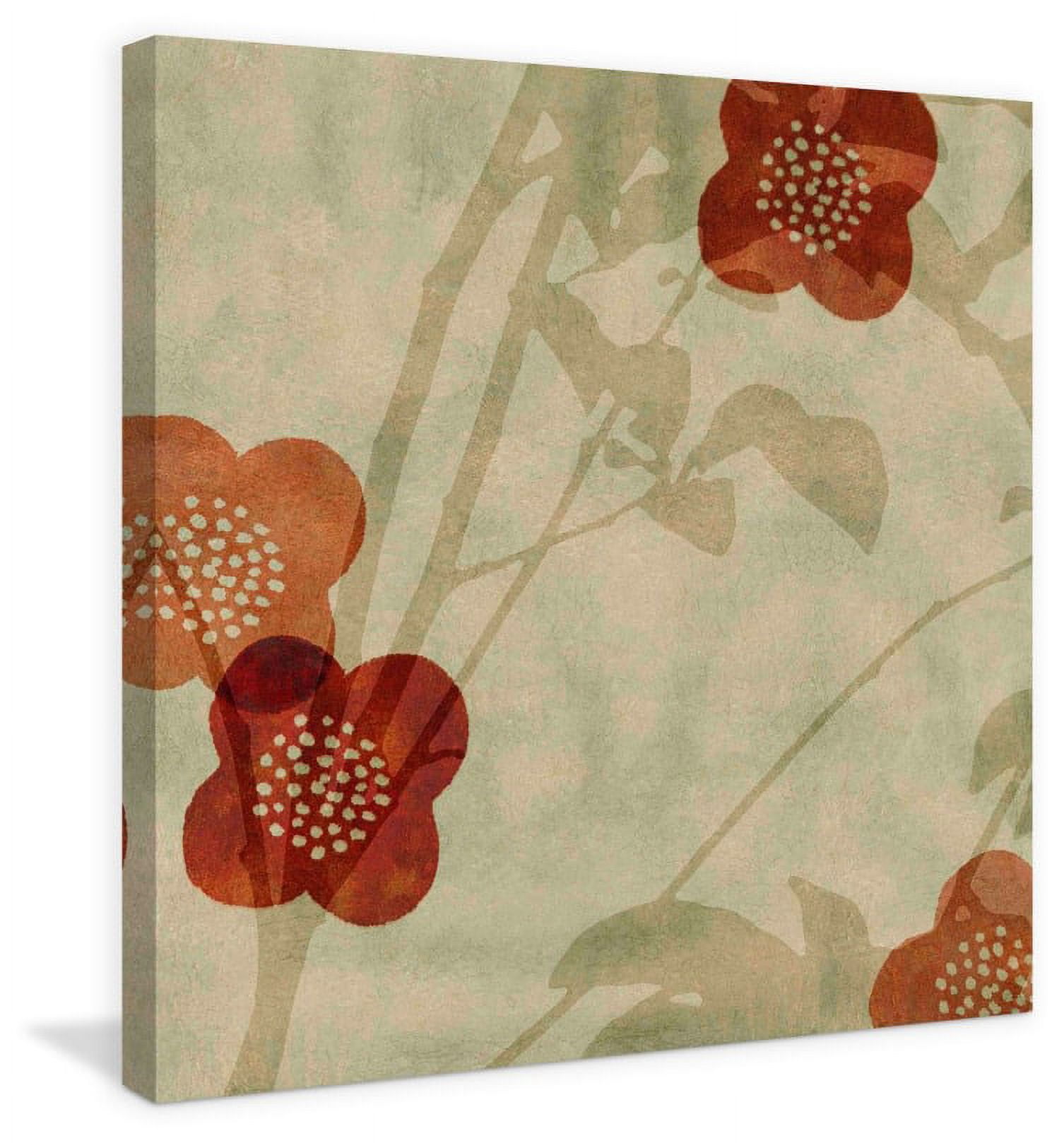 "Orange Blossoms" Painting Print on Wrapped Canvas