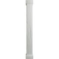 thumbnail image 3 of Ekena Millwork 16"W x 20'H River Wood Endurathane Faux Wood Non-Tapered Square Column Wrap with Standard Capital & Base, 3 of 16