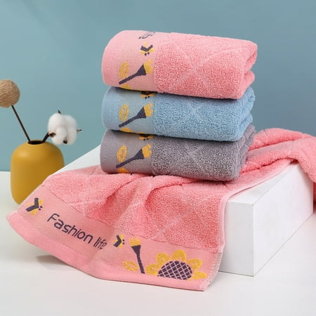 

Bath Towel Ultra Soft Strong Water Absorption Fluffy Texture Family Pure Cotton Towel for Home