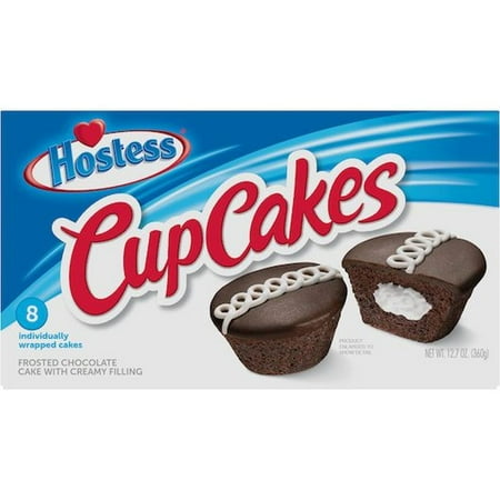 Hostess Cupcakes Chocolate 8 Count (Pack of 6)