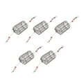 thumbnail image 4 of Cage à Appâts de Pêche, 5 Pcs Panier en Acier Inoxydable pour Rivière pour Crabe m, 4 of 8