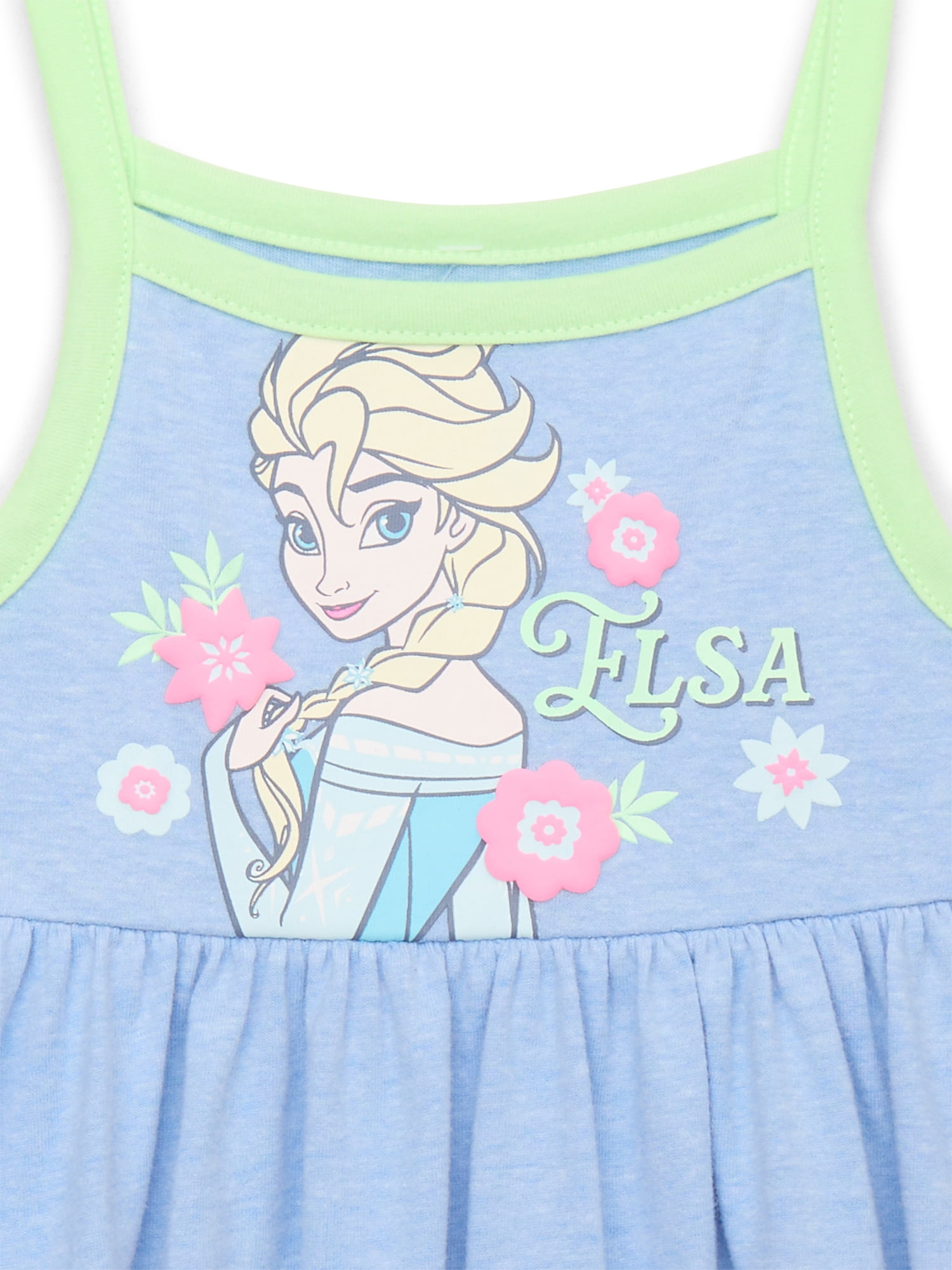 Frozen Elsa Toddler Girls Graphic Tank Dress, Sizes 12M-5T