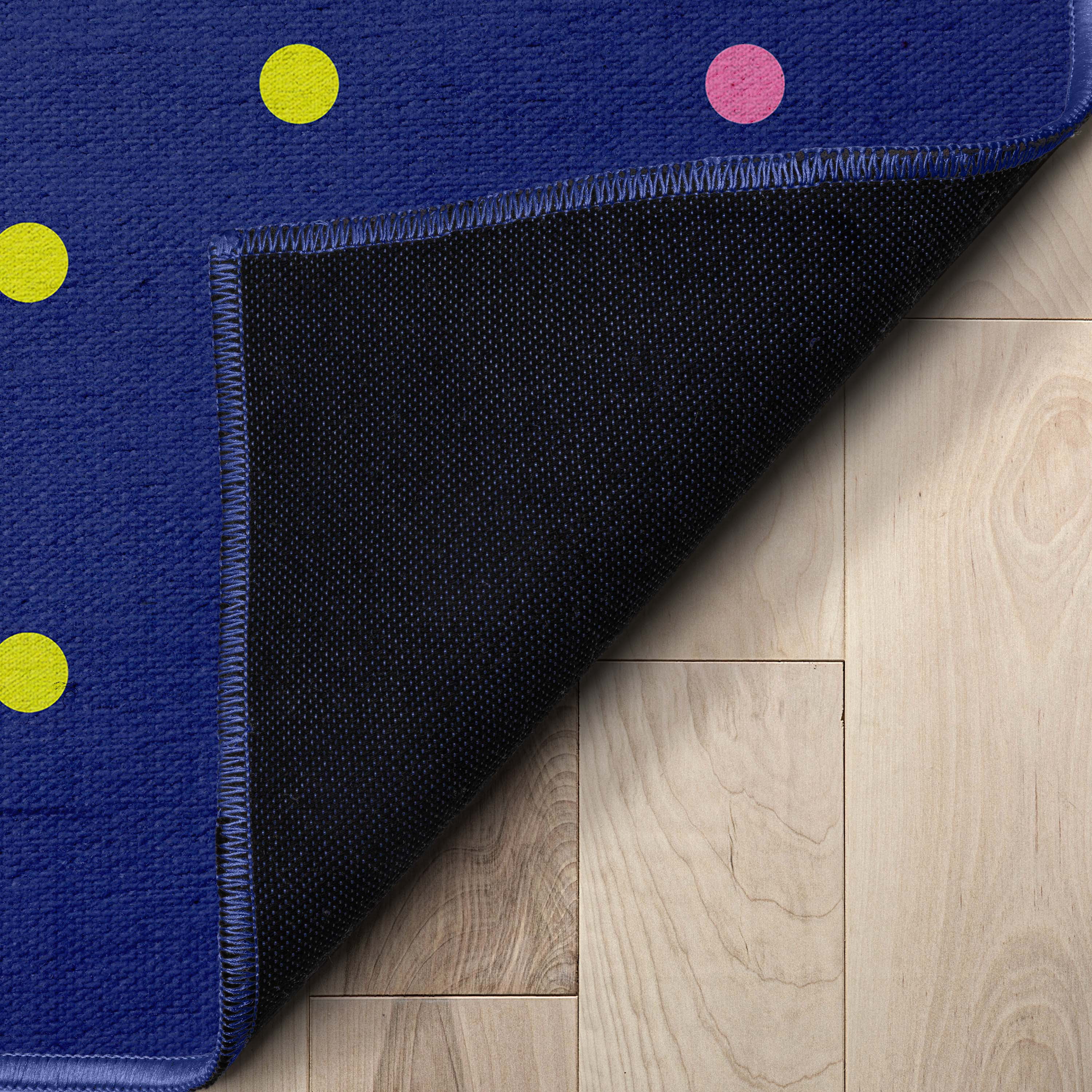 Crayola Collection By Well Woven Polka Dot Blue 3'3" x 5' Area Rug